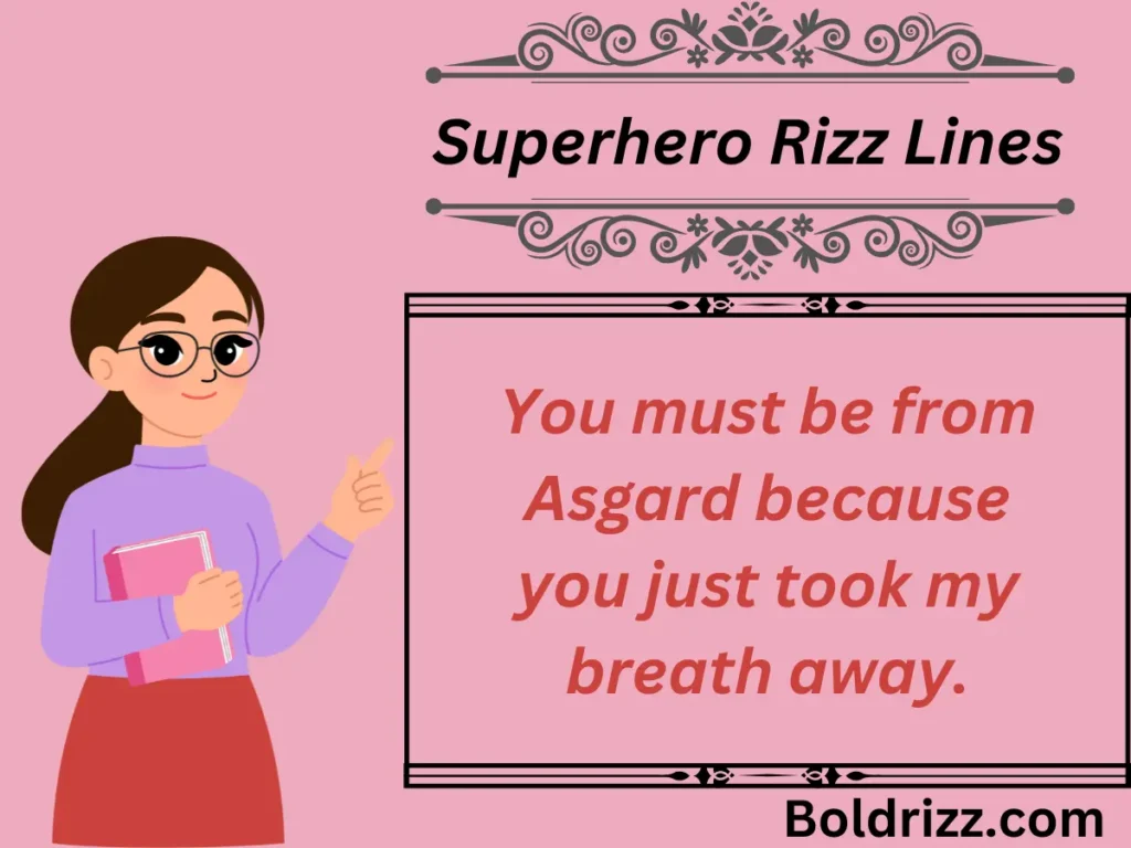 Best Classic Superhero Rizz Lines