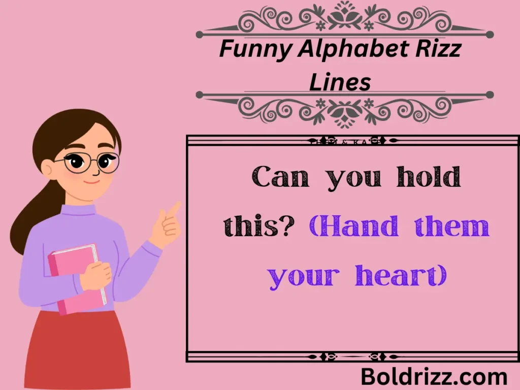 Funny Alphabet Rizz Lines