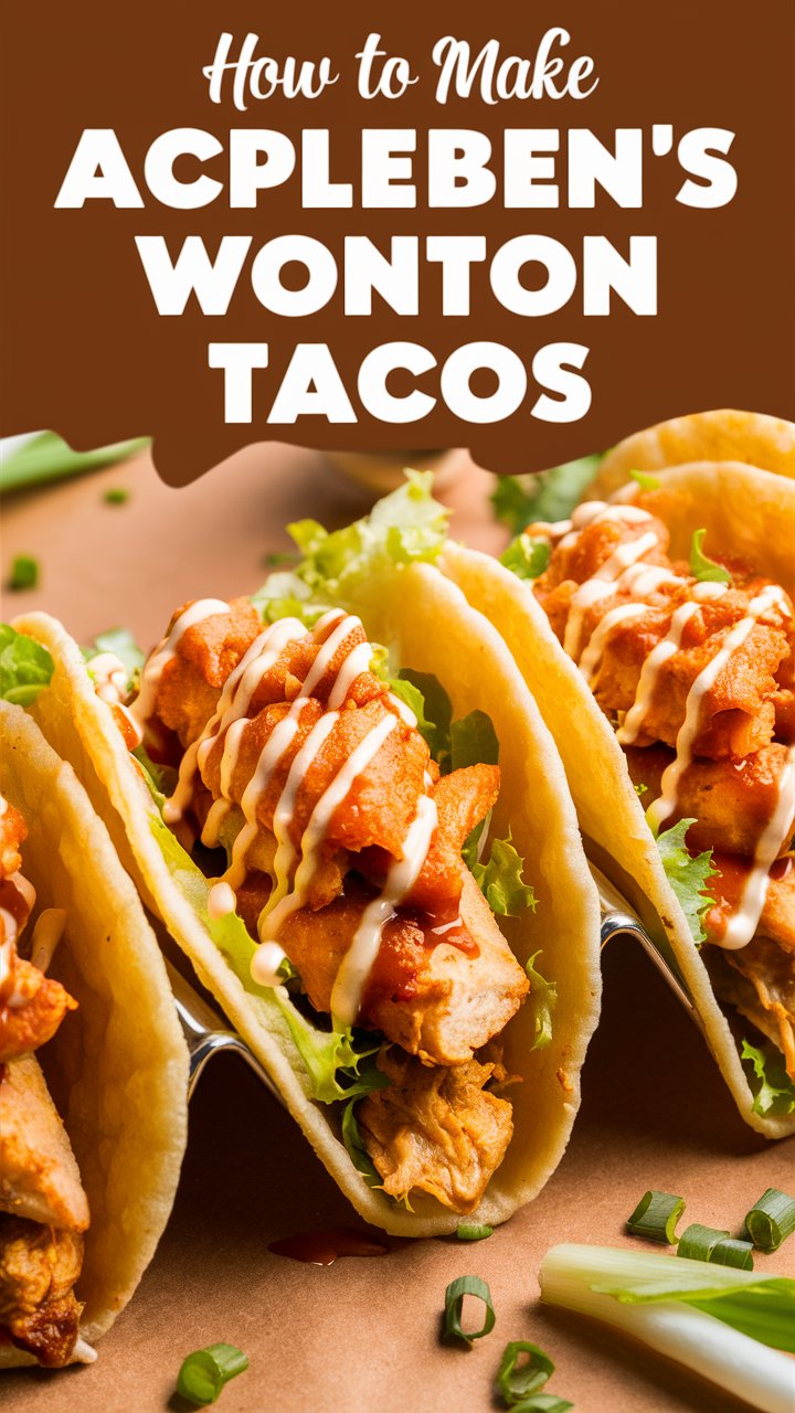 Read more about the article Applebee’s Chicken Wonton Tacos: The Ultimate Recipe 2025