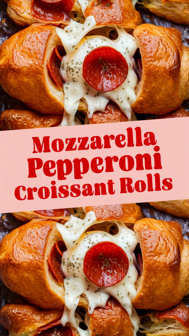 Read more about the article Mozzarella Pepperoni Croissant Rolls Recipe: Irresistibly Easy and Delicious! 2025