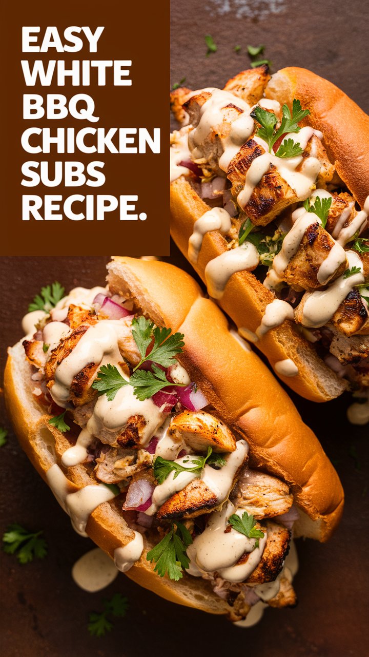 White BBQ Chicken Subs: A Game-Changing Recipe You’ll Love 2025