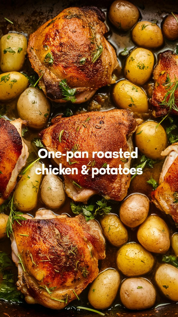 Read more about the article Roasted Chicken and Potatoes: The Ultimate One-Pan Dinner