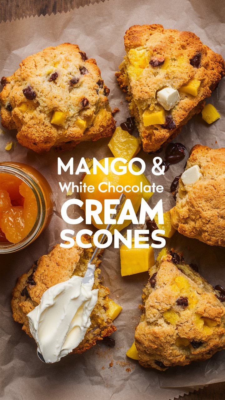 Read more about the article Mango and White Chocolate Scones Recipe: A Taste of Paradise 2025