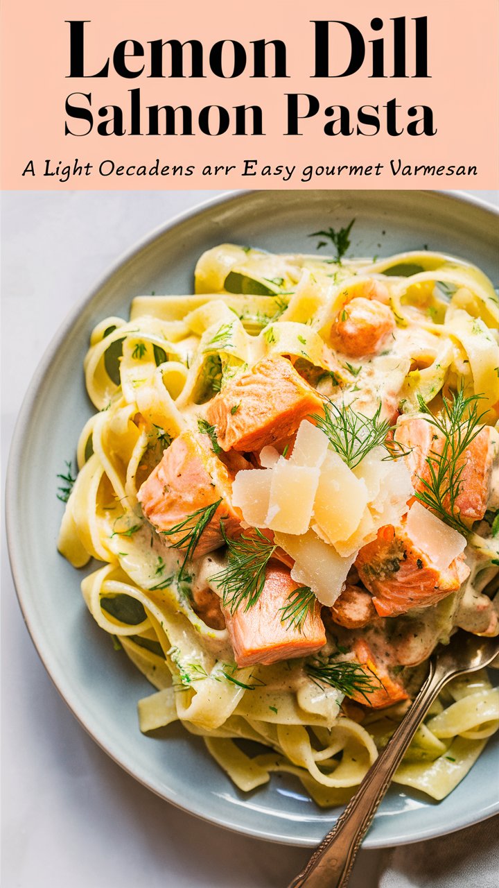 Read more about the article 🍋 Lemon Dill Salmon Pasta – A Creamy, Fresh & Flavorful Dinner