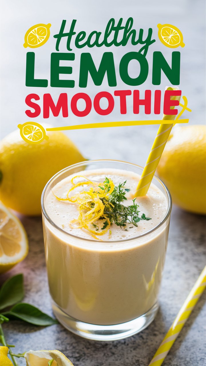 The Ultimate Lemon Smoothie Recipe: Refreshingly Delicious and Healthy 2025
