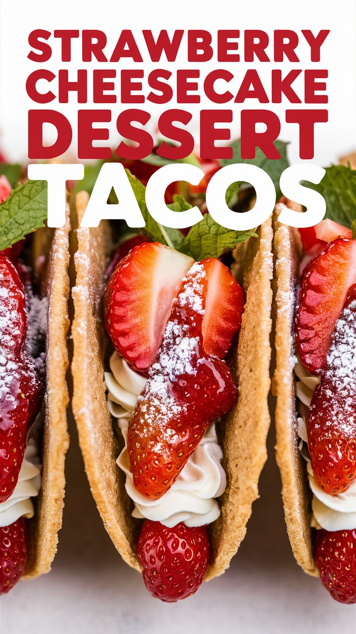 Read more about the article Strawberry Cheesecake Dessert Tacos: The Irresistible Treat You’ve Been Waiting For 2025