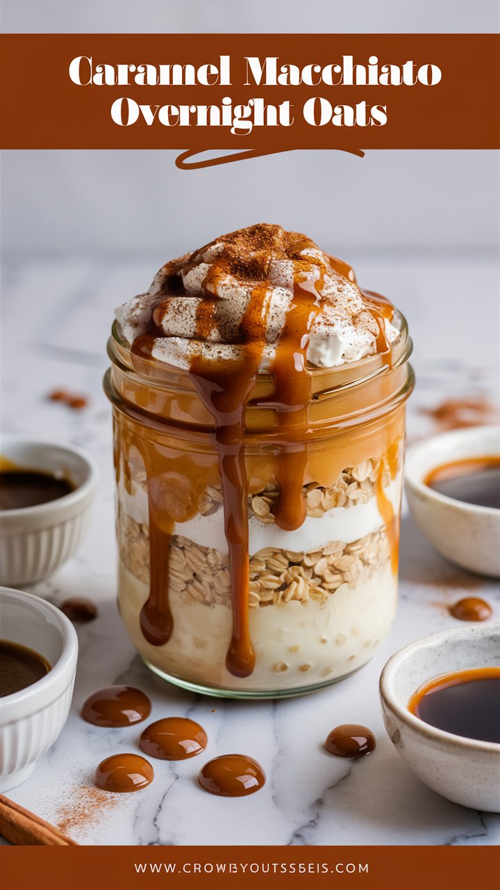 Read more about the article Caramel Macchiato Overnight Oats: The Ultimate Café-Inspired Breakfast
