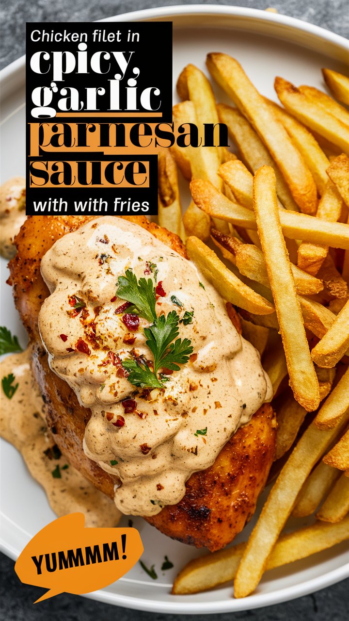 Read more about the article Chicken Fillet in Spicy, Creamy Garlic-Parmesan Sauce 2025
