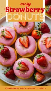 Read more about the article Strawberry Donuts: A Deliciously Irresistible Treat You Can Make at Home! 2025