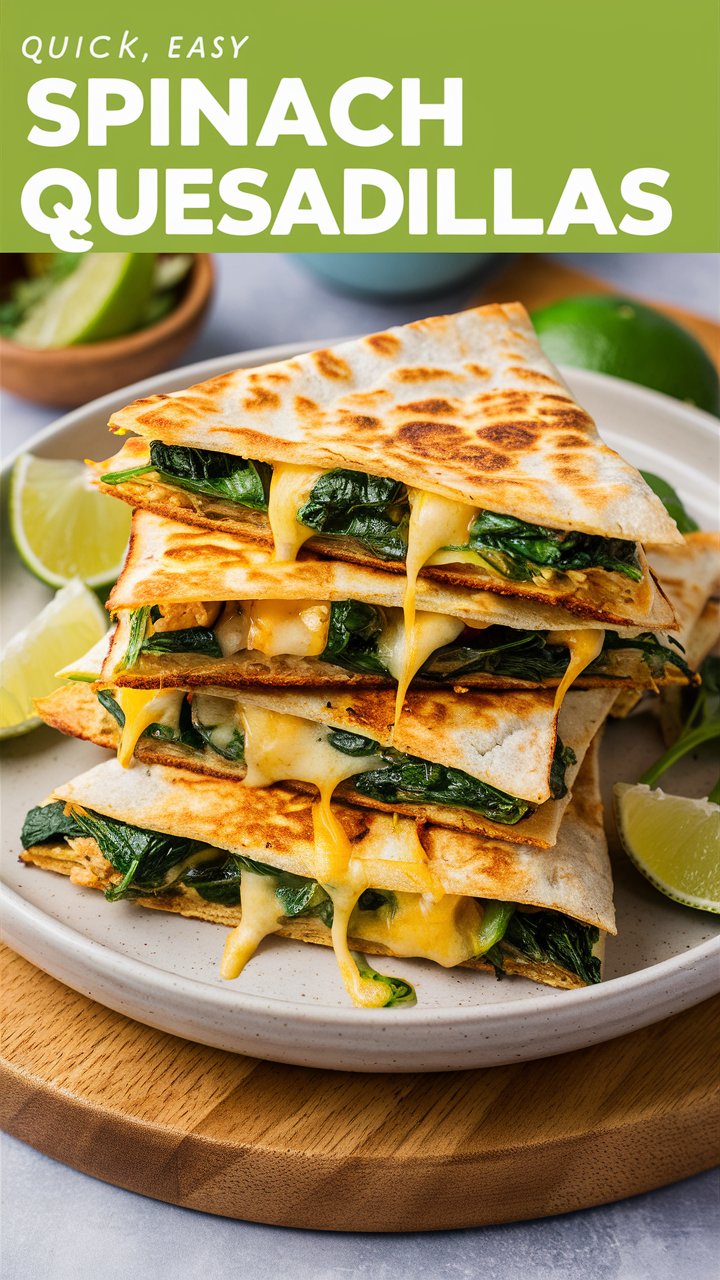 Spinach and Cheese Quesadilla 2025