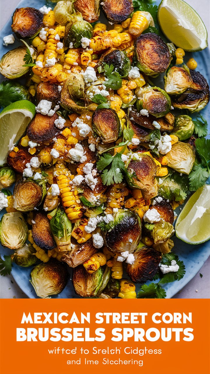 Read more about the article Mexican Street Corn Brussels Sprouts: A Flavor-Packed Fusion Recipe