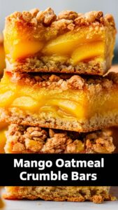Read more about the article Mango Oatmeal Crumble Bars – A Tropical Treat for Every Occasion