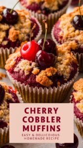 Read more about the article Cherry Cobbler Muffins – A Perfect Blend of Comfort and Flavor
