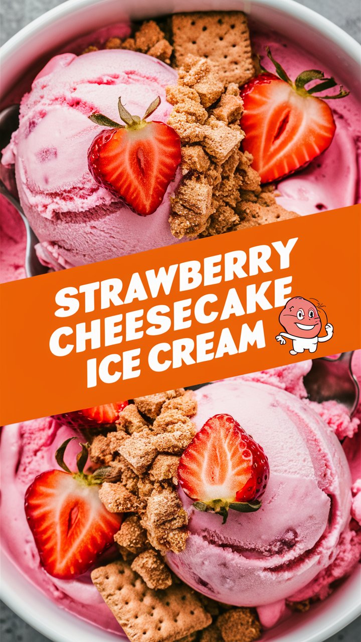 Read more about the article Strawberry Cheesecake Ice Cream Recipe: A Delightful Summer Treat 2025