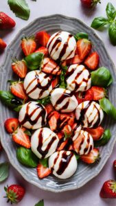 Read more about the article Balsamic Strawberry Caprese Salad (Easy Gourmet Summer Recipe)