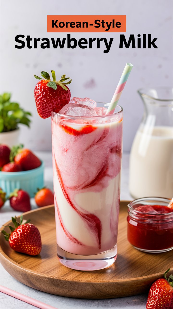 Read more about the article Korean Strawberry Milk Recipe (Authentic Café Style + Expert Variations) 2025