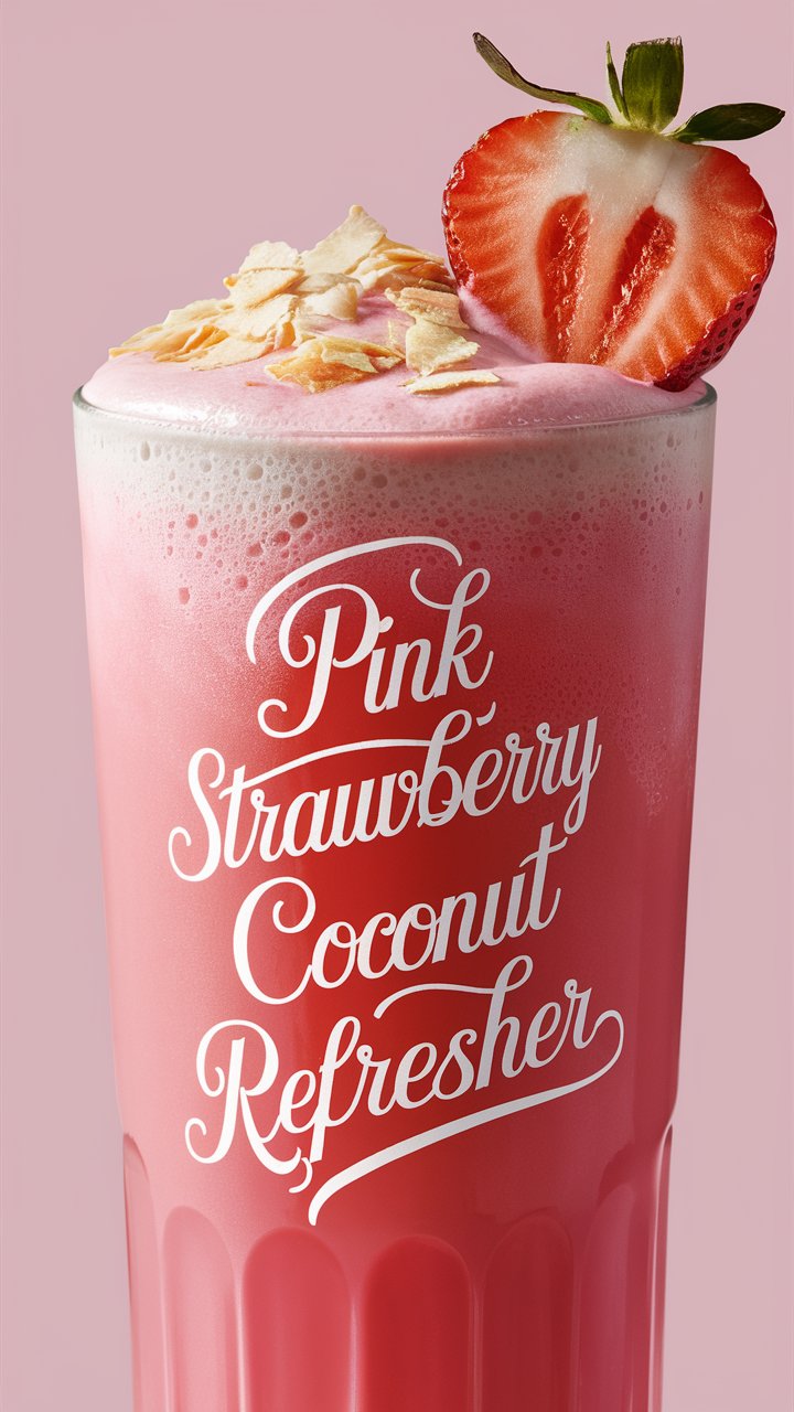 Read more about the article Pink Strawberry Coconut Refresher (Better Than Starbucks – Easy Homemade Recipe)