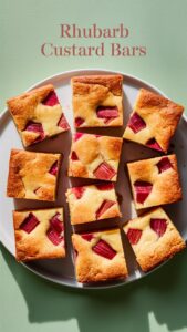 Read more about the article Rhubarb Custard Bars – The Perfect Balance of Tart and Creamy Sweetness