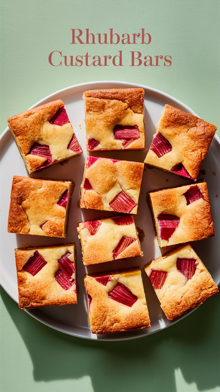 Read more about the article Rhubarb Custard Bars – The Perfect Balance of Tart and Creamy Sweetness